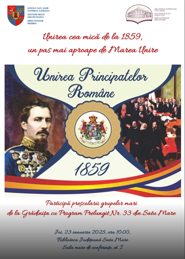 Unirea Principatelor Române 1859 @ Biblioteca Județeană Satu Mare