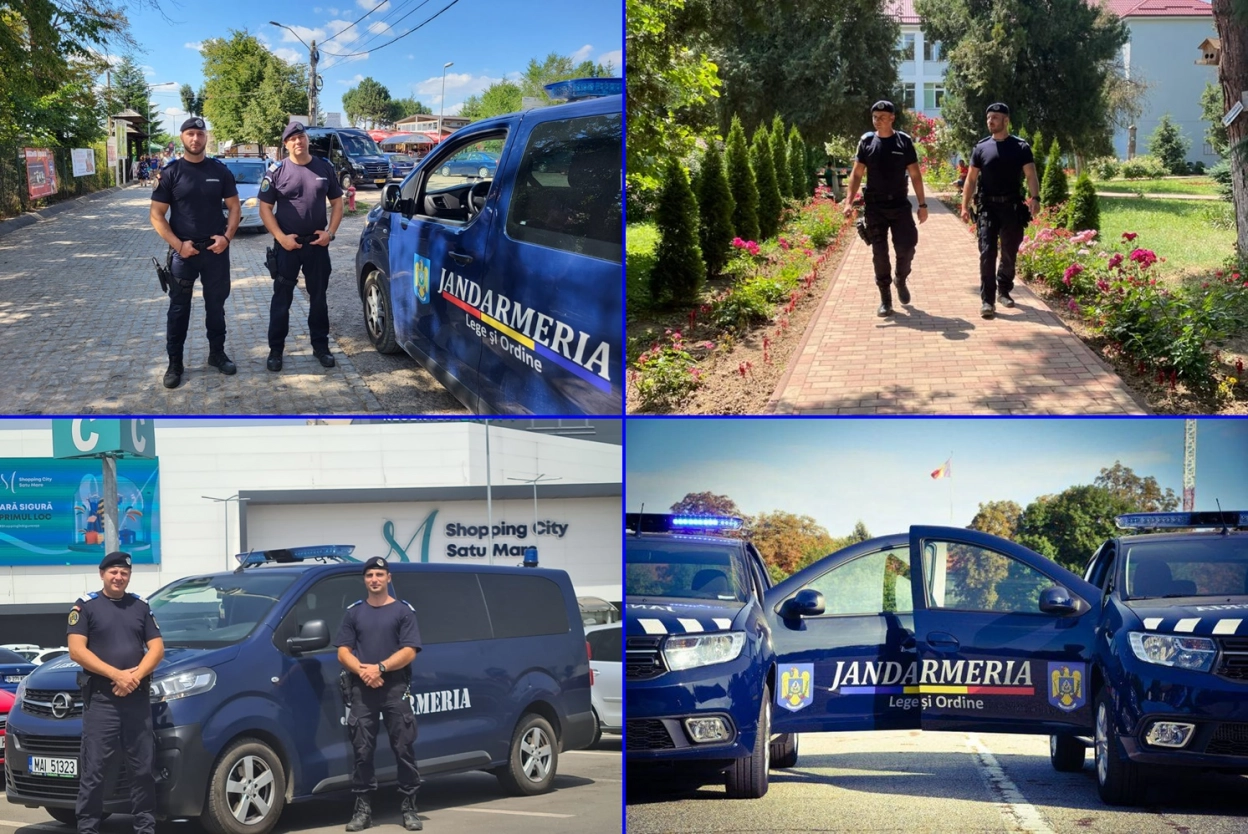 Pregătiți de weekend: Jandarmii asigură siguranța în municipiul Satu Mare