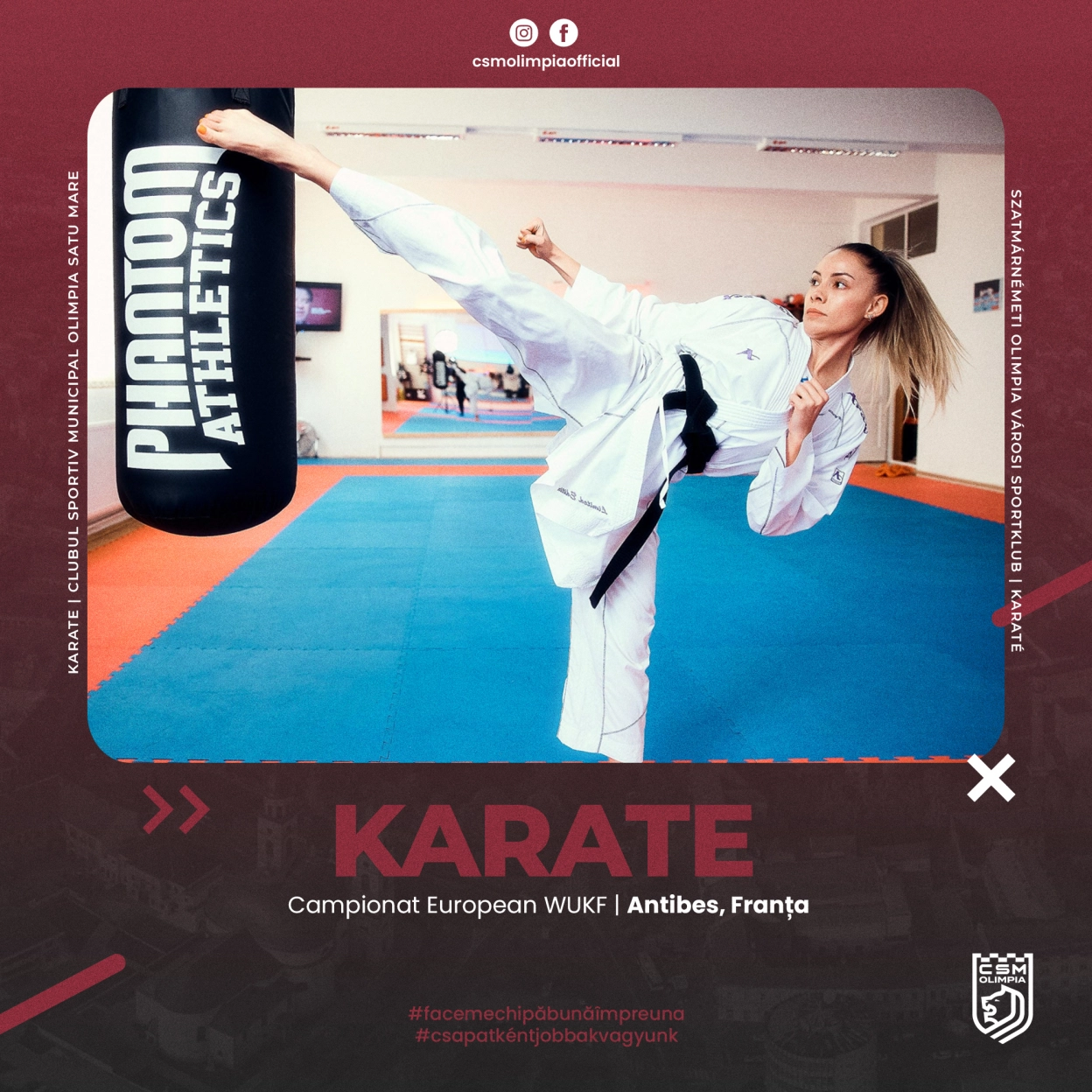 Daiana Vancsa, karateka CSM Olimpia Satu Mare, în drum spre glorie la Campionatul European WUKF