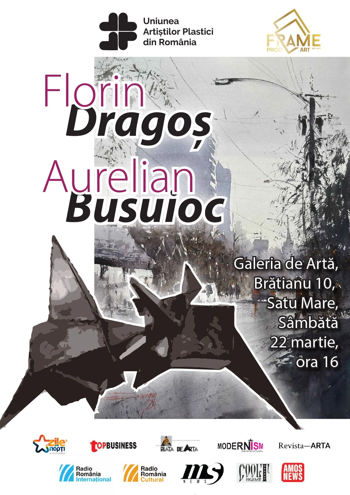 Expoziție de pictură și scultură | Florin Dragoș | Aurelian Busuioc