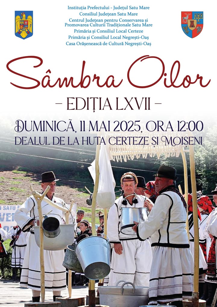 Festivalul Folcloric „Sâmbra Oilor” revine la Huta Certeze