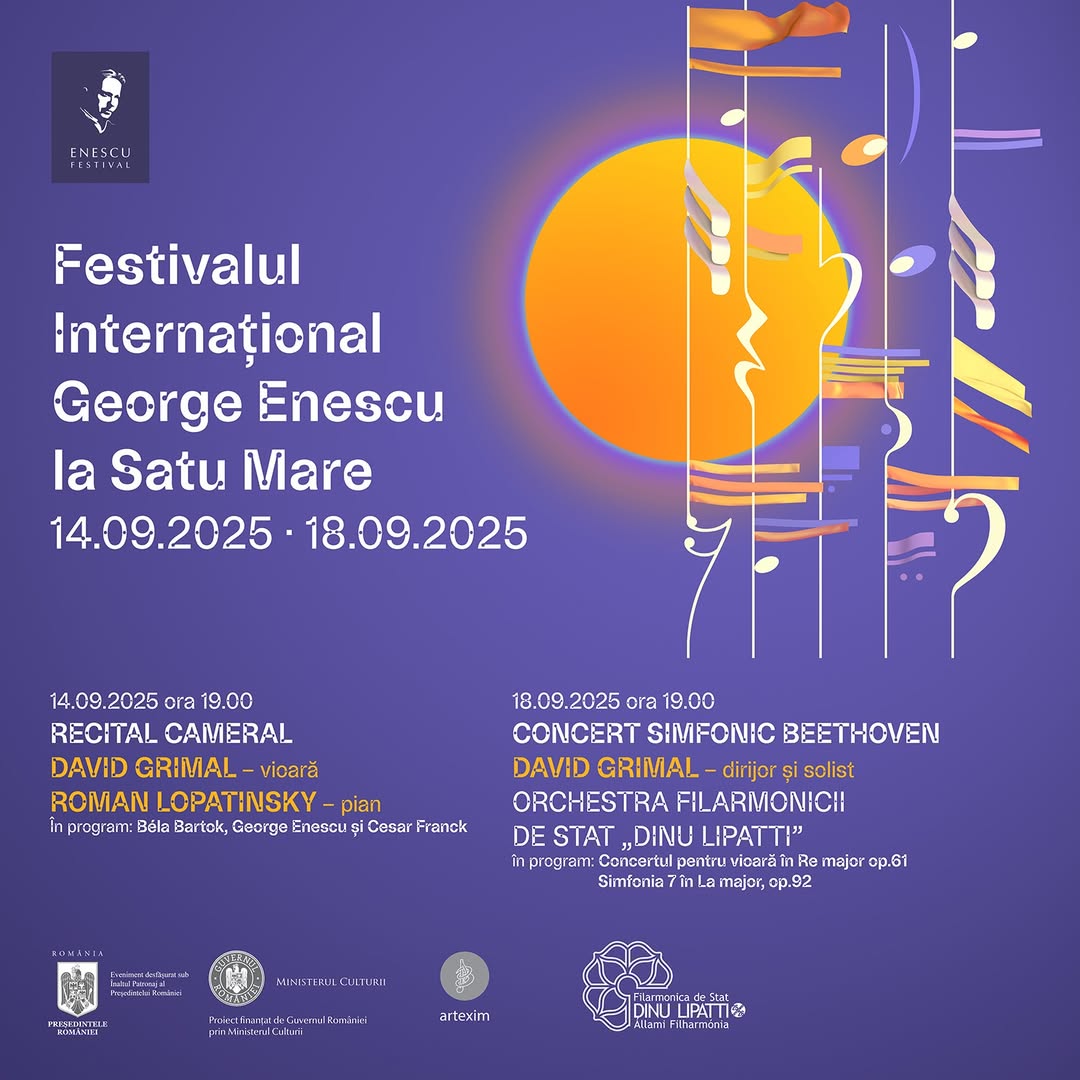 Concert de excepție la Filarmonica Dinu Lipatti în deschiderea stagiunii 2025-2026