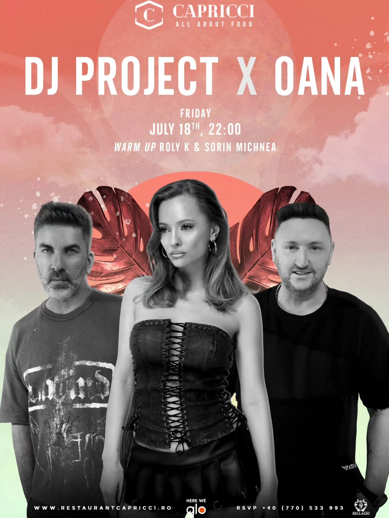  DJ Project x OANA live la Capricci! 