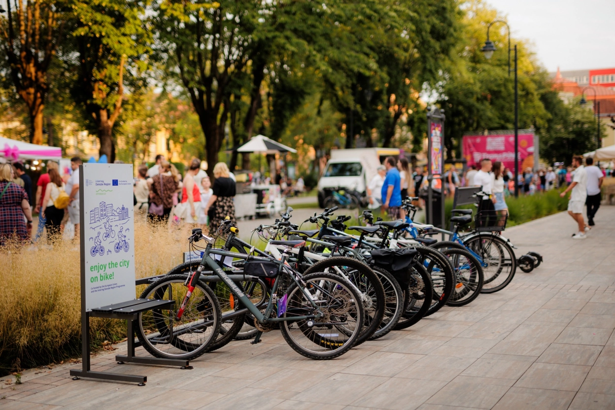 Bicicletele, vedetele Street Music Festival din Satu Mare: proiectul CityWalk 2.0 prinde viață în oraș