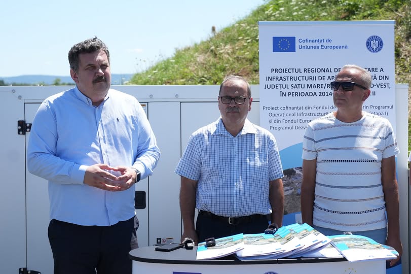 Infrastructură modernizată în zona Ardud pentru apă de calitate