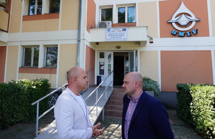 Prefectul Tamás a vizitat sediul APIA Satu Mare pentru îmbunătățirea serviciilor agricole