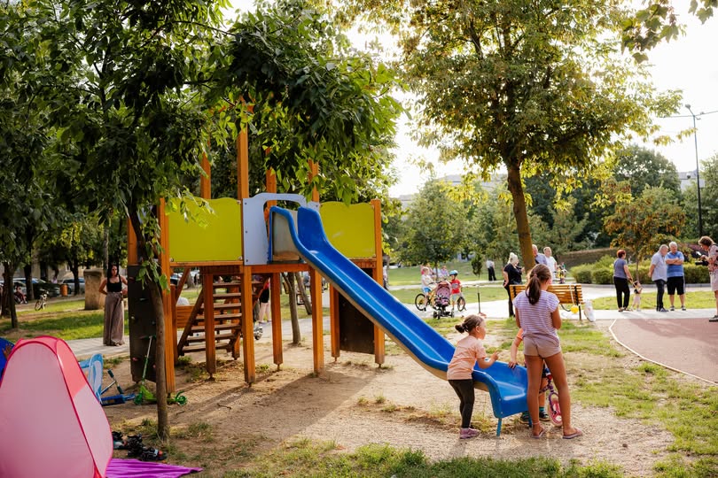 Parcul Liniștii din Micro 16, revitalizat și primitor