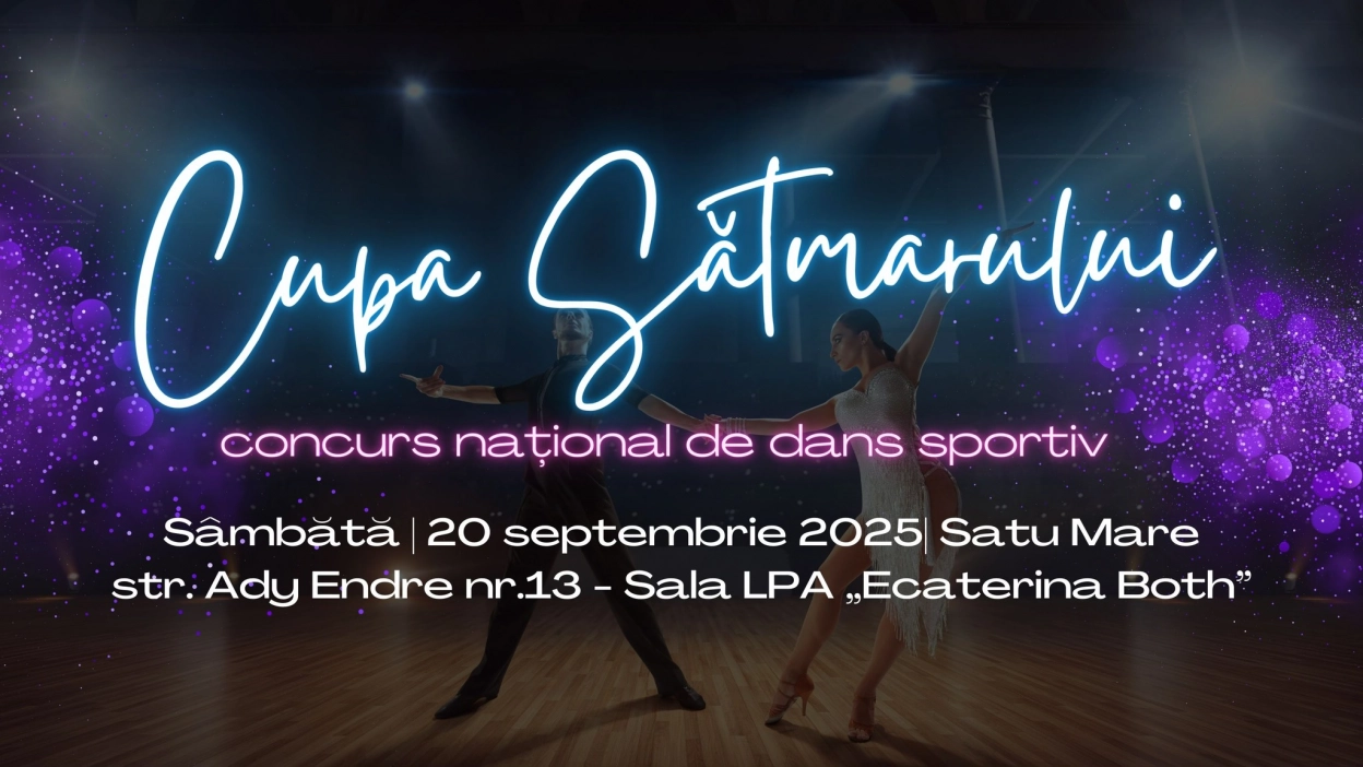 Cupa Sătmarului la Dans Sportiv - ediția XIV