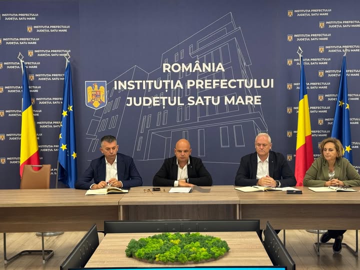 Ședință a Colegiului Prefectural Satu Mare cu perspective educaționale și culturale