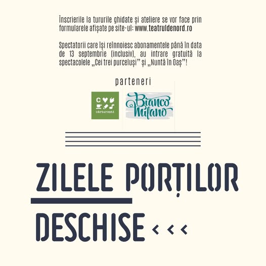 Weekend special la Teatrul de Nord cu povești și spectacole pentru toate vârstele