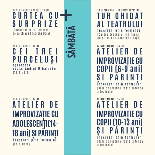 Zilele porților deschise la Teatrul de Nord Satu Mare