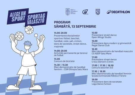 Eveniment sportiv pentru copii la Satu Mare