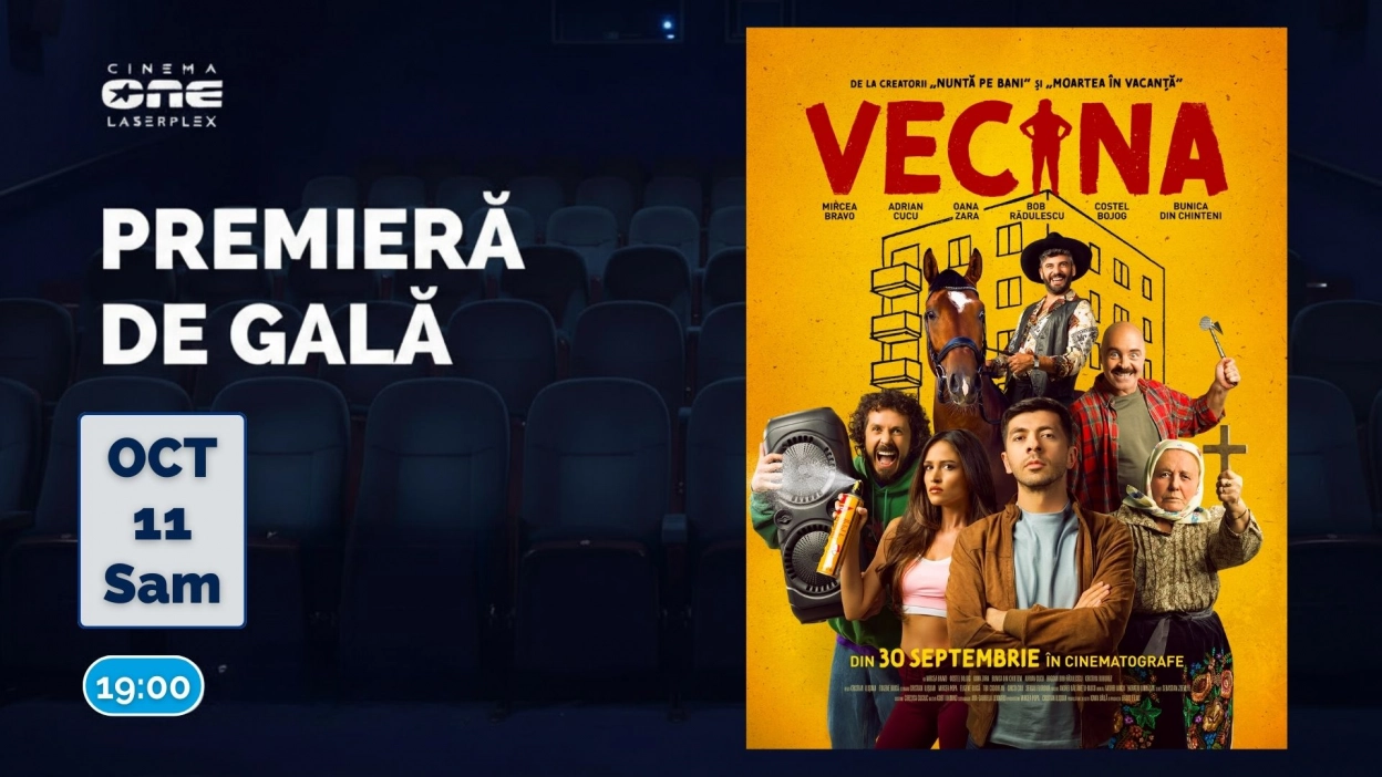 Comedia „Vecina” ajunge la Satu Mare!