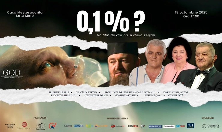 Proiecția filmului 0,1% | Degustare de vin și muzică | LIVE
