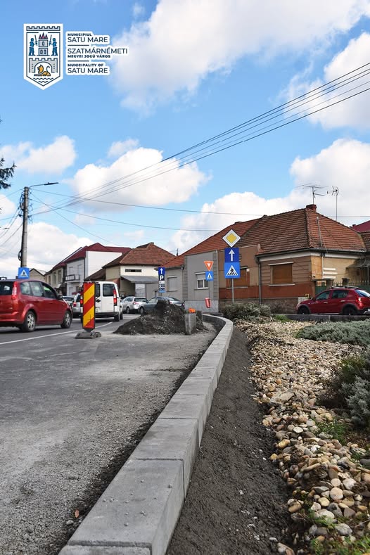 Lucrări de modernizare a trotuarelor în Satu Mare