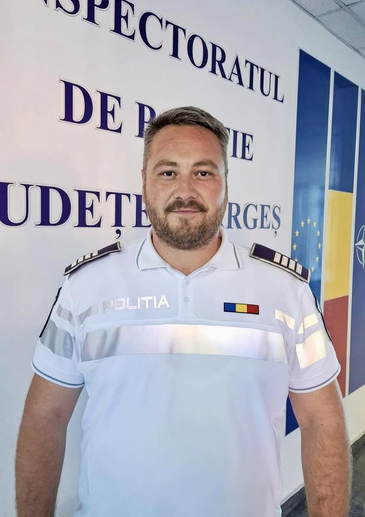 Polițistul din Argeș care a intervenit pentru o victimă a violenței
