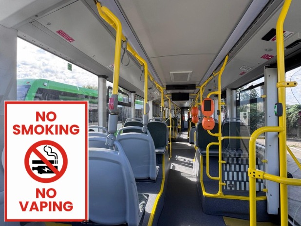 Atenție! Fumatul interzis în autobuze