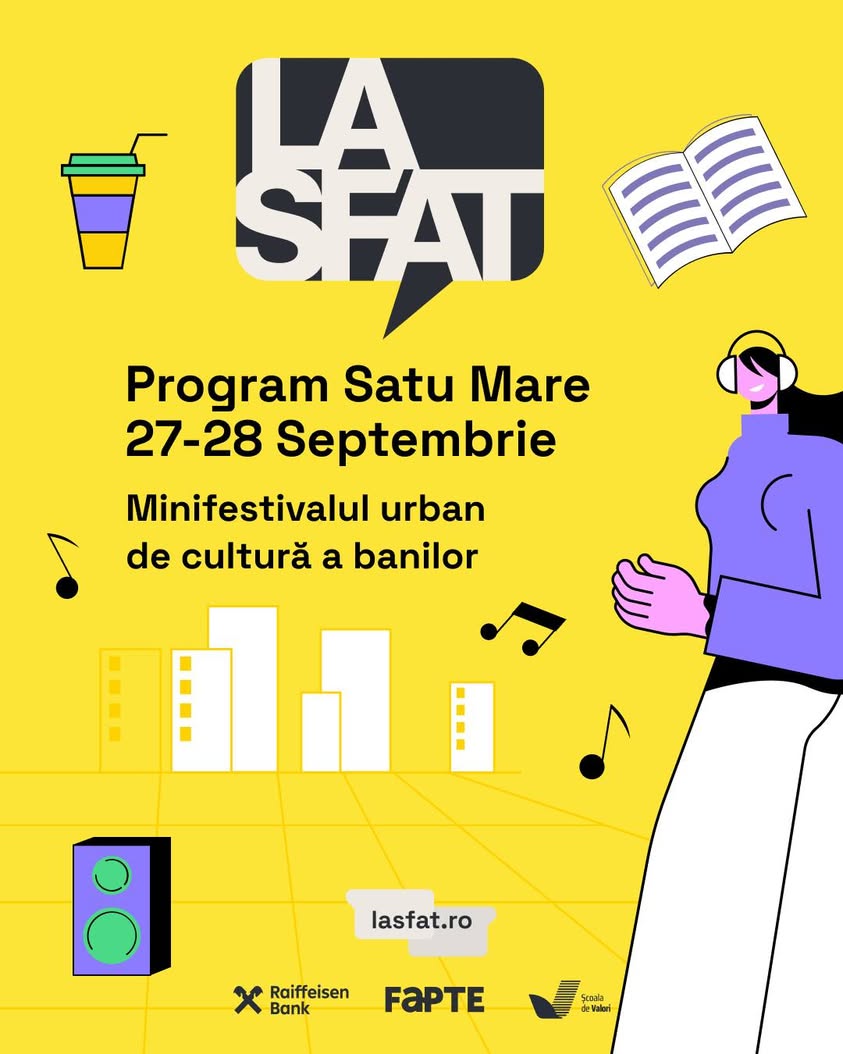 La Sfat: minifestival urban de cultură a banilor pe 27-28 septembrie