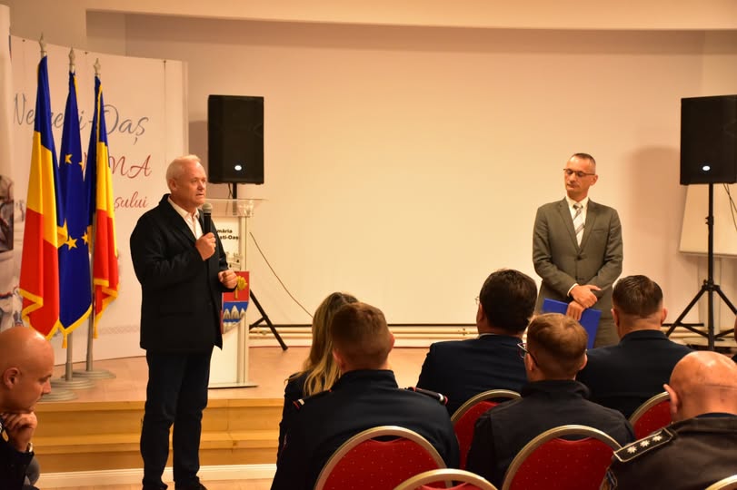 Exercițiu tactic interinstituțional la Muzeul Satului Oșenesc Negrești-Oaș, patrimoniu salvat din flăcări