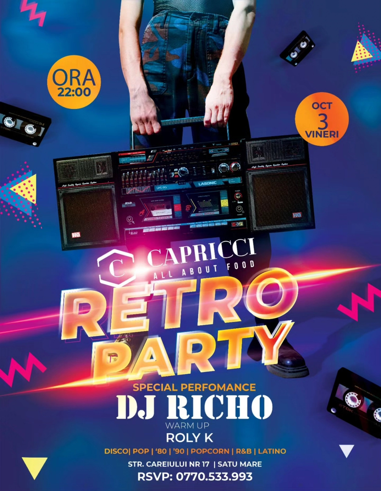 Capricci - Retro Party | DJ RICHO