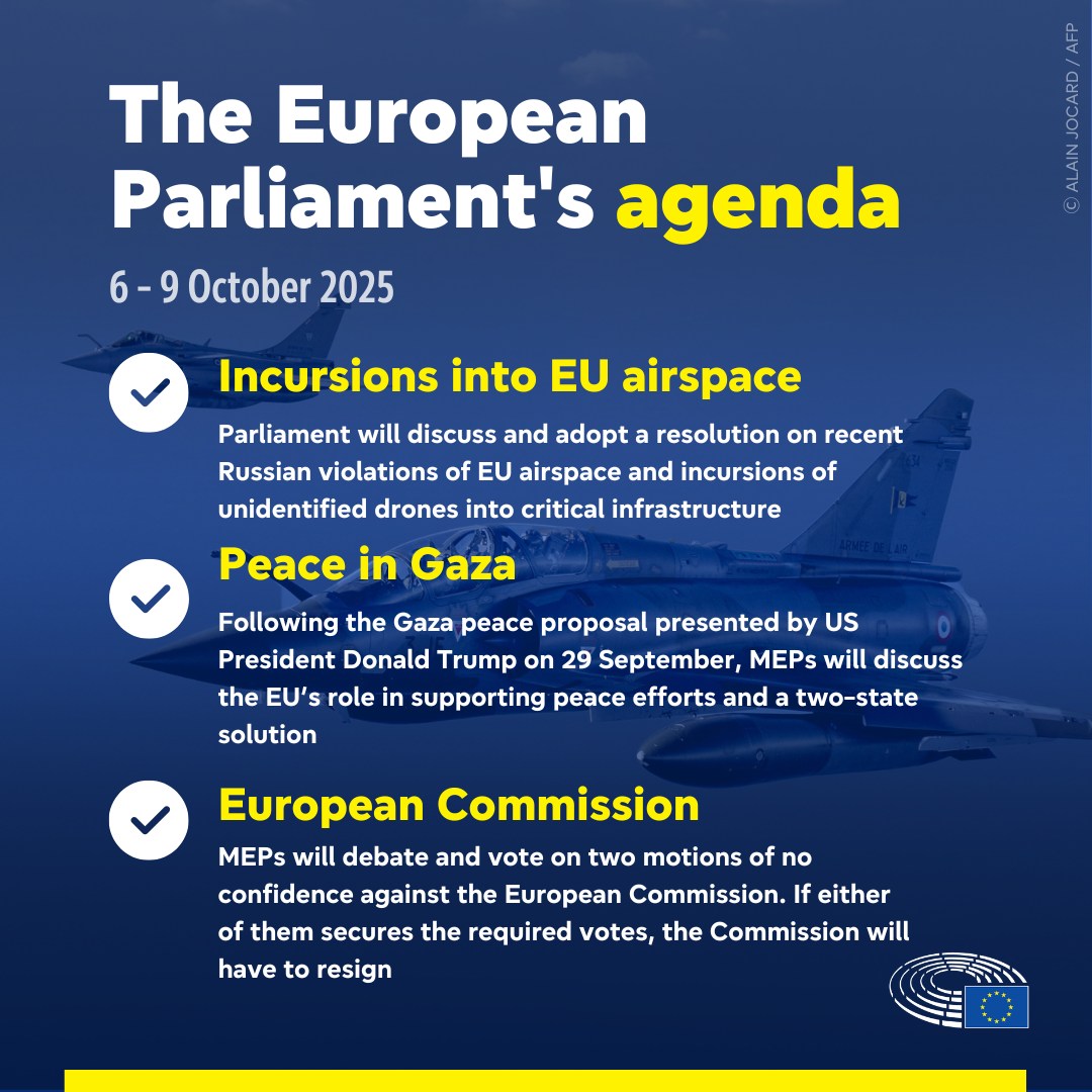 Parlamentul European dezbate criza în spațiul aerian și situația din Gaza
