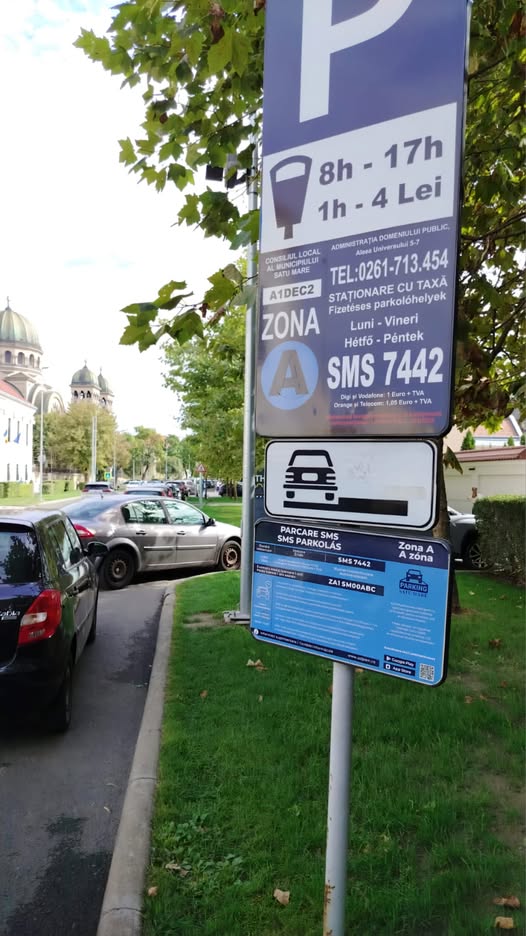 Lucrări de amenajare a locurilor de parcare în Satu Mare