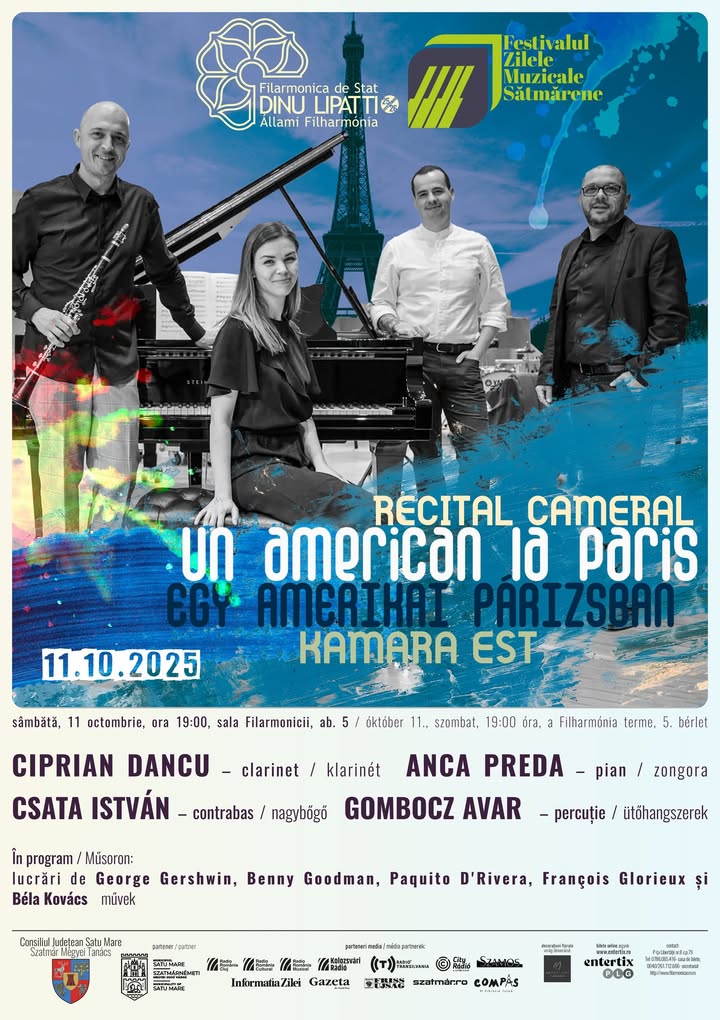 Recital cameral Un american la Paris la Satu Mare