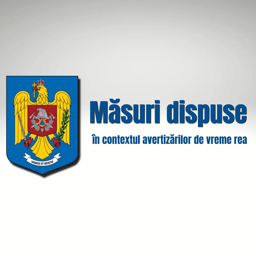 Autoritățile din România, pregătite pentru fenomene meteorologice severe