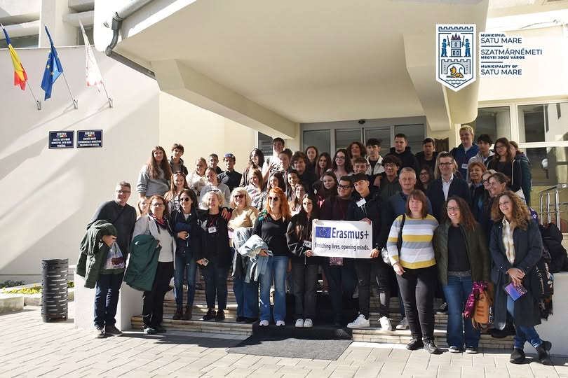 Elevii și profesorii de la Liceul Constantin Brâncuși, gazde pentru partenerii europeni în cadrul unui proiect Erasmus