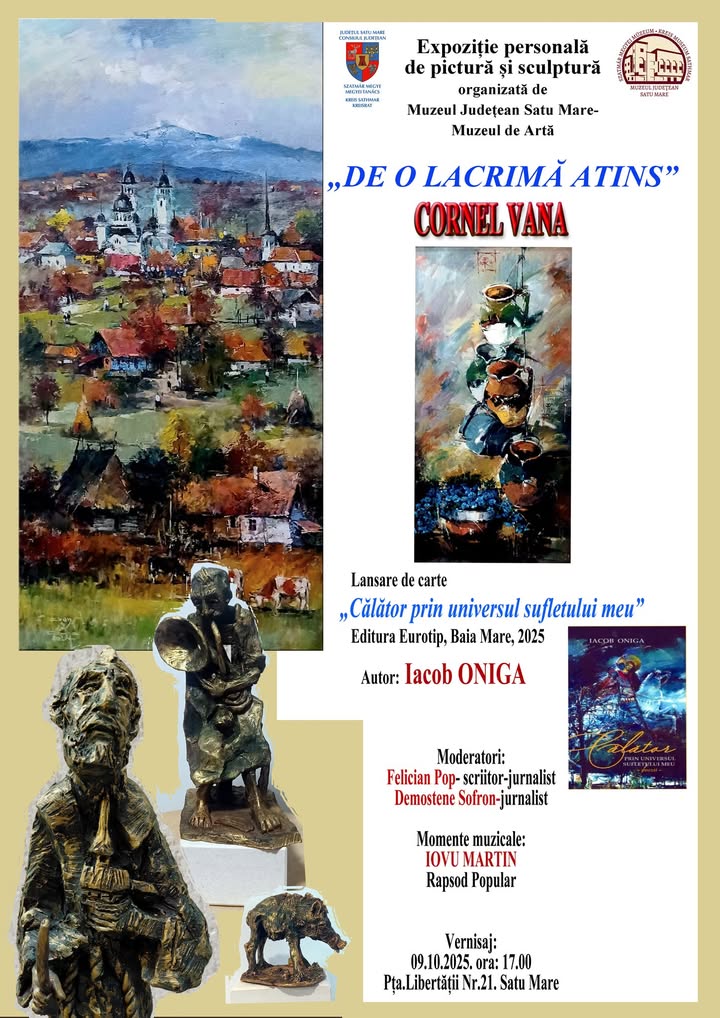 De o lacrimă atins - expoziție personală Cornel Vana