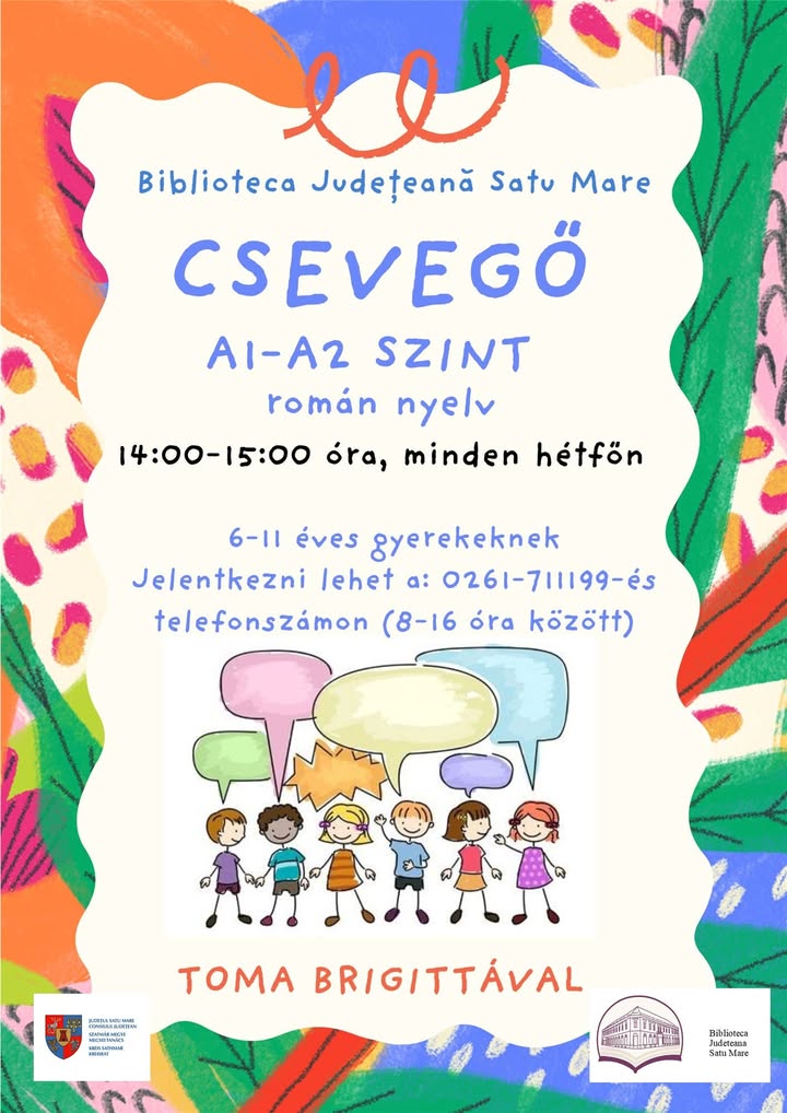 Organizare cursuri de limba română suplimentare la Biblioteca Județeană Satu Mare