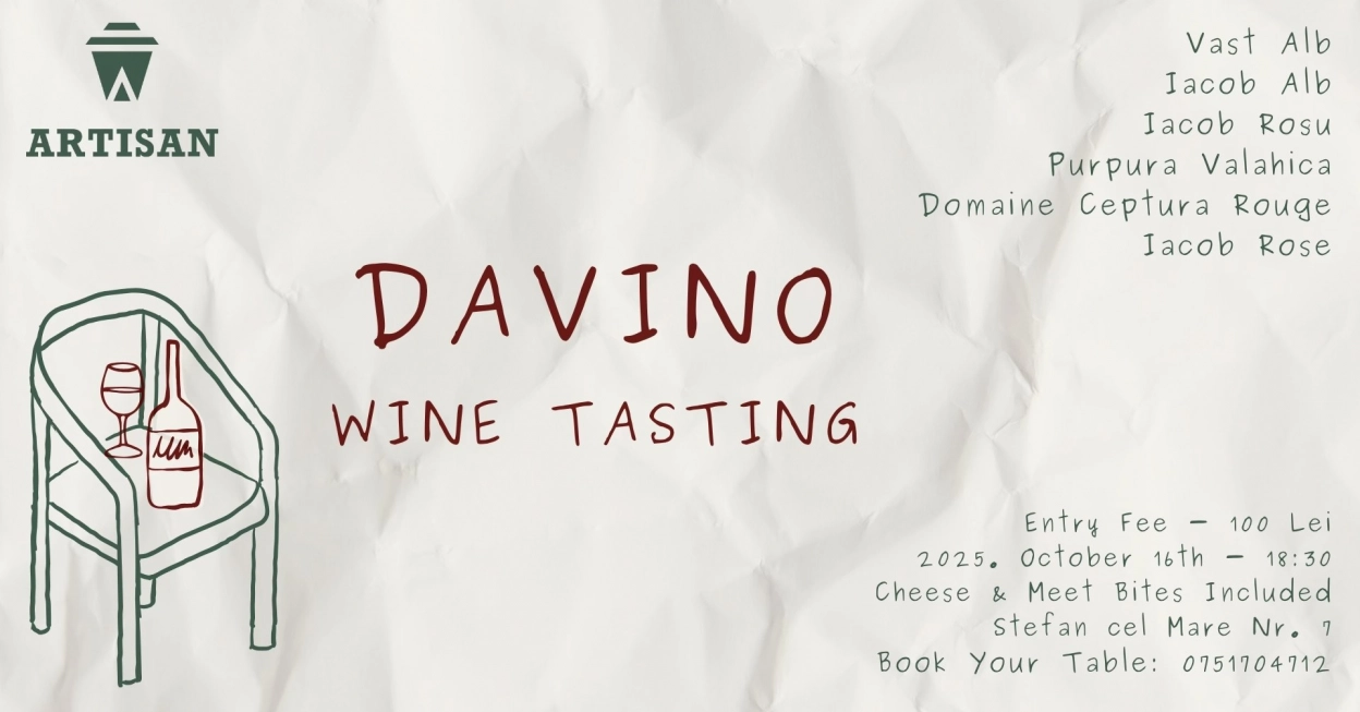 Davino Wine Tasting | Artisan Coffee & Wine