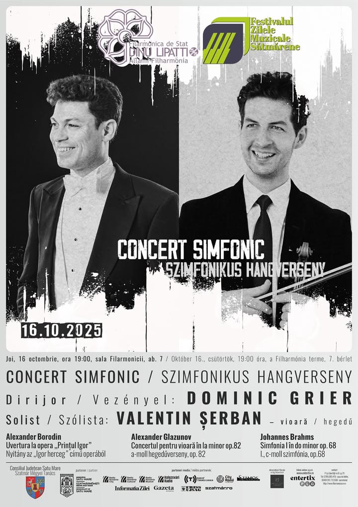 Concert simfonic la Sala Filarmonicii din Satu Mare