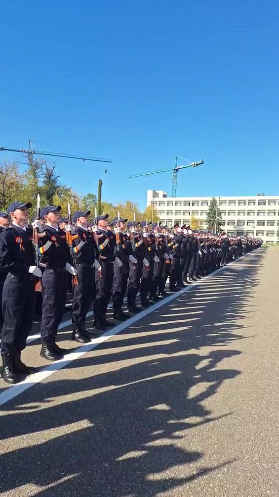 Ceremonie de depunere a jurământului militar la Academia de Poliție Alexandru Ioan Cuza