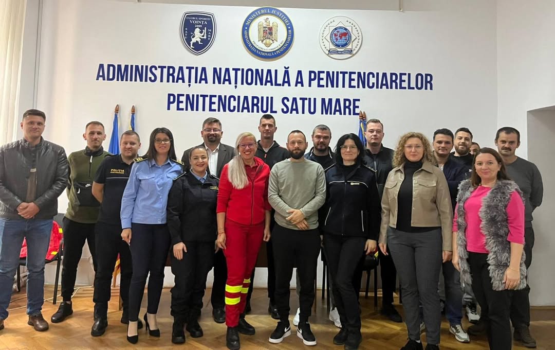 Curs de prim ajutor la Penitenciarul Satu Mare