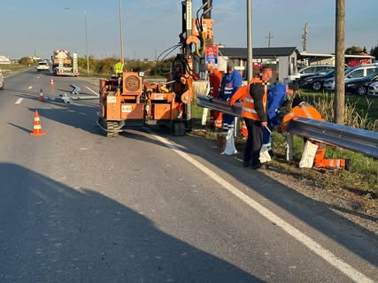 Înlocuire parapete metalice pe DN 19A între Satu Mare și Dorolț
