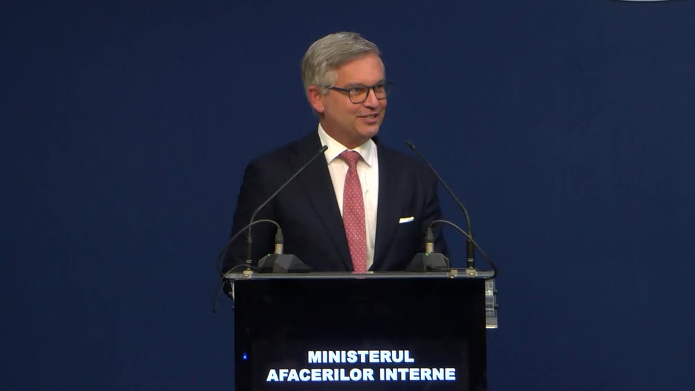 Conferință de presă cu oficiali europeni și români despre securitatea frontierelor