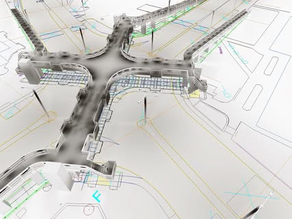 Proiect pasarelă pietonală în intersecția Crinul avansează spre execuție