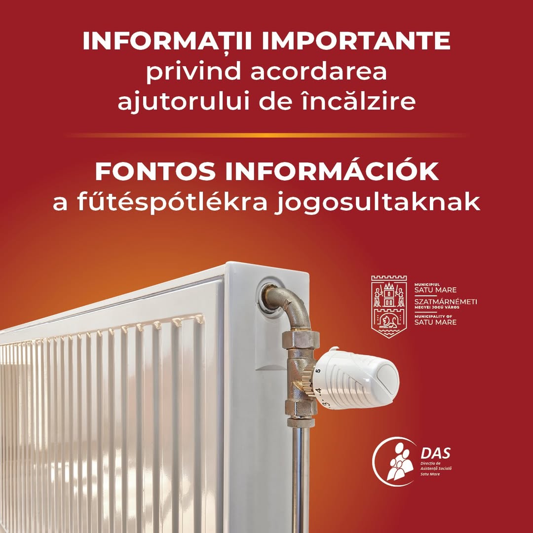 Atenție! Ajutor pentru încălzirea locuinței, termen limită 20 noiembrie
