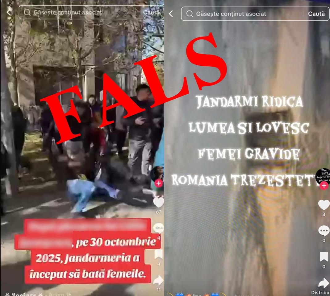 Dezinformări online despre intervenția jandarmilor în Satu Mare