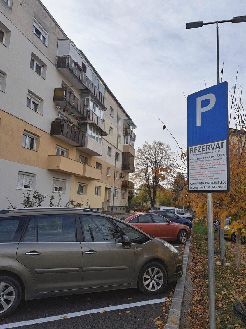Rezervări de parcări la Satu Mare începând cu 6 noiembrie