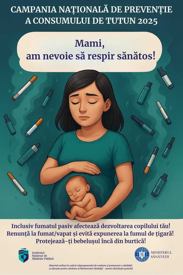 Campania națională România respiră curat pentru prevenirea consumului de tutun