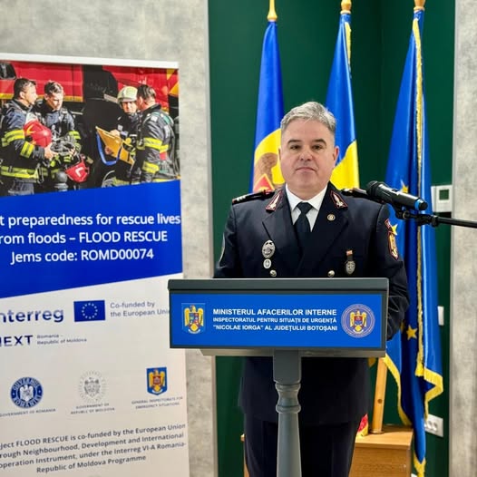 Lansare oficială a proiectului Flood Rescue în Botoșani