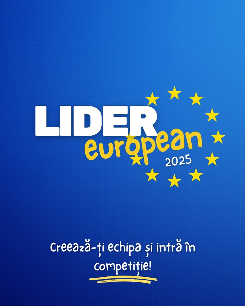 Start înscrieri la concursul național Lider European 2025