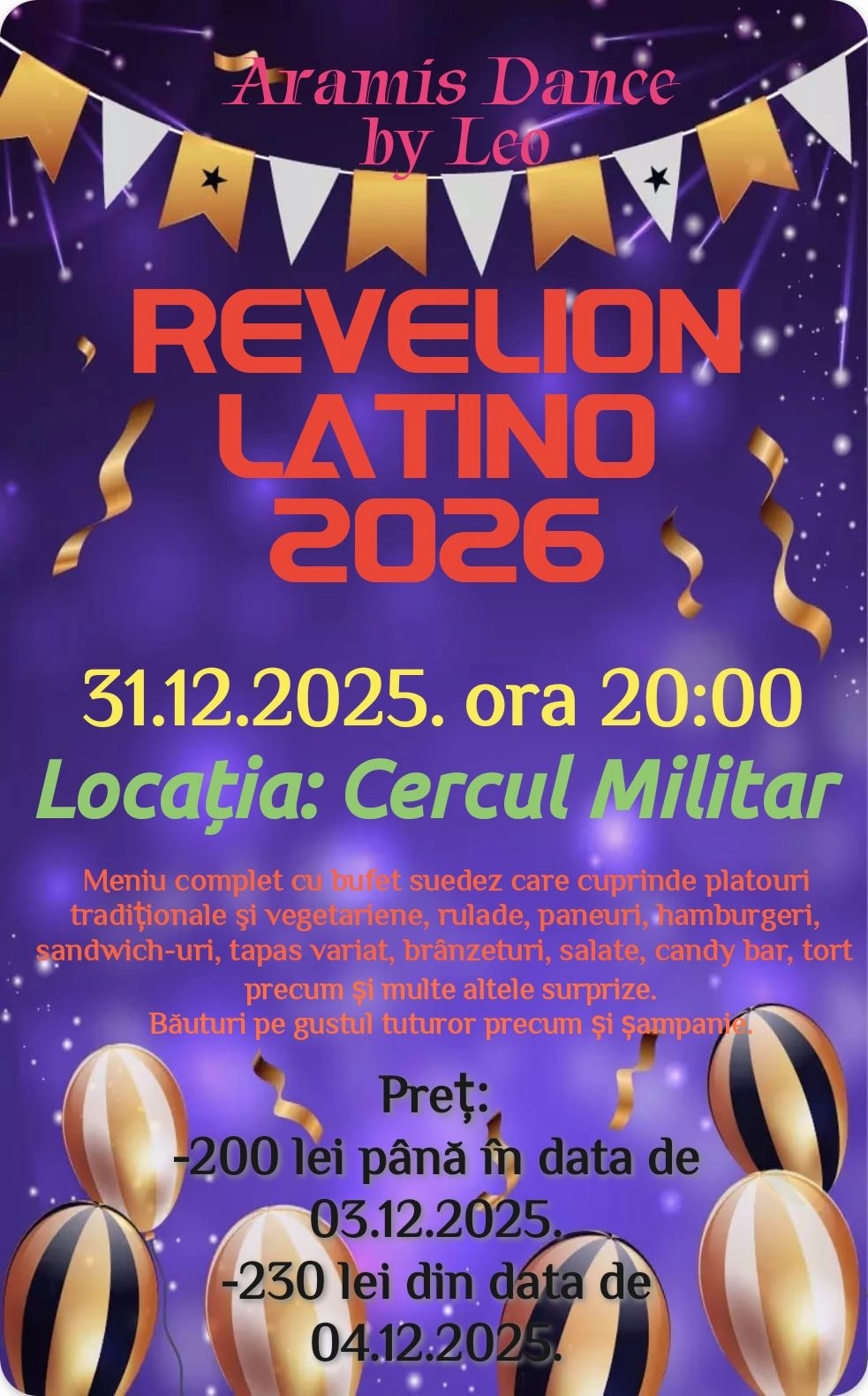 Revelion Latino 2026 | Aramis Dance