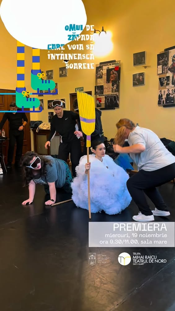 Repetiții intense pentru premiera spectacolului pentru copii