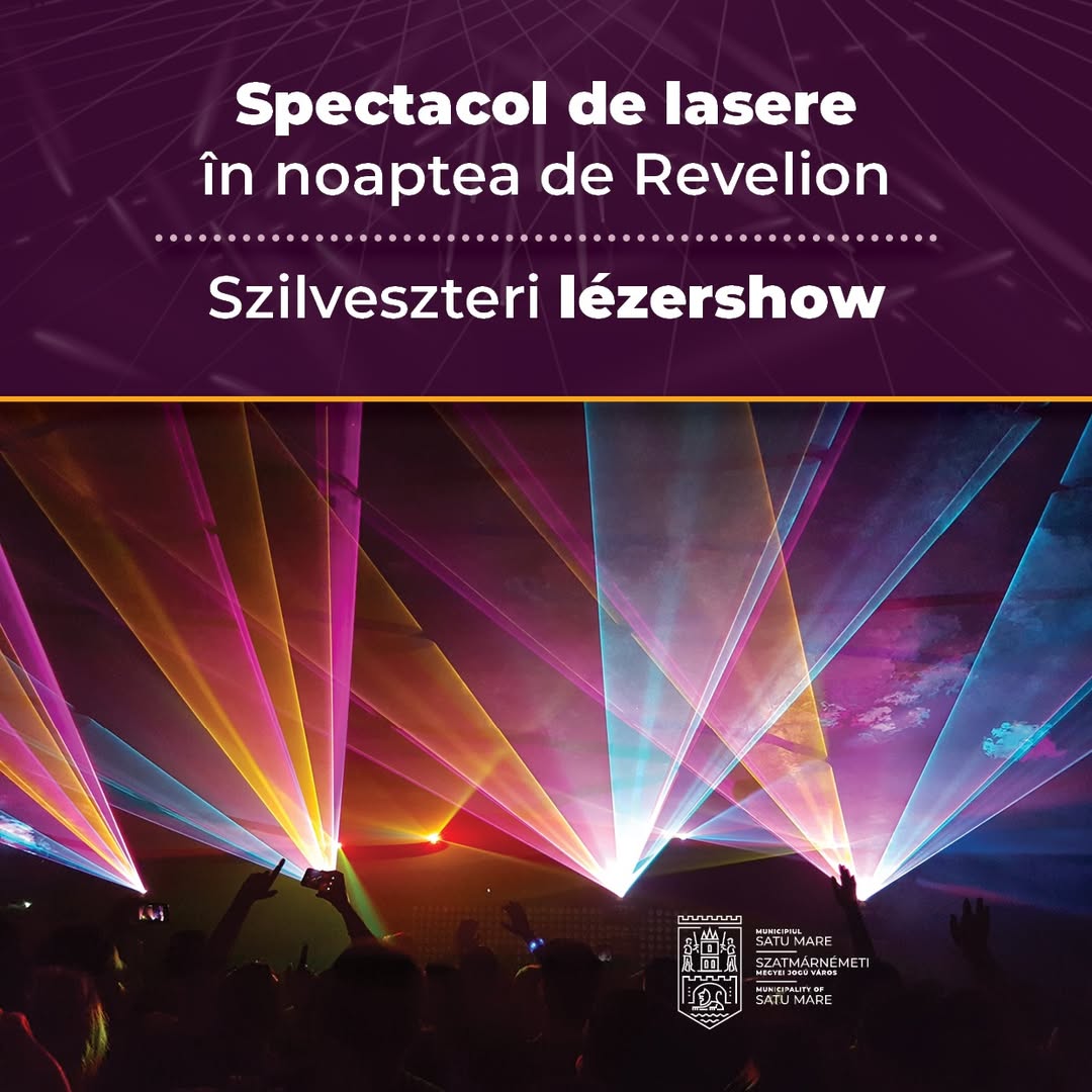 Satu Mare renunță la focurile de artificii de Revelion, înlocuindu-le cu un spectacol de lasere