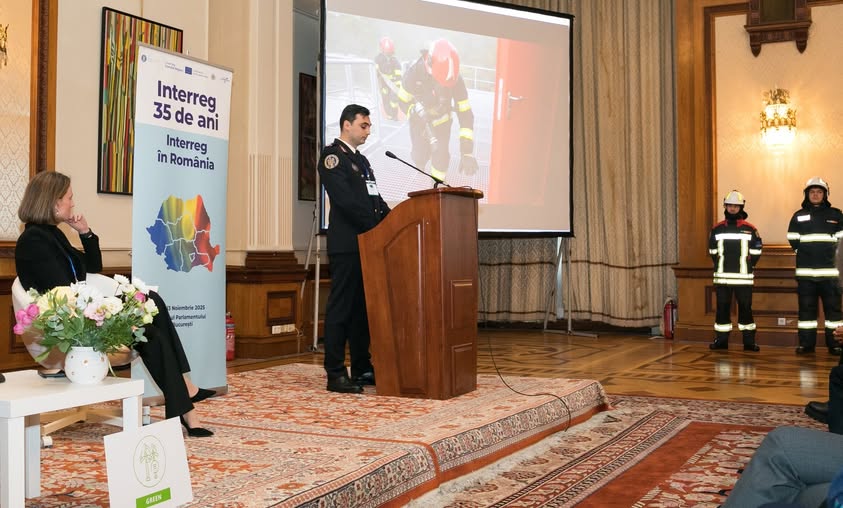 IGSU a participat la evenimentul Interreg aniversar la Palatul Parlamentului
