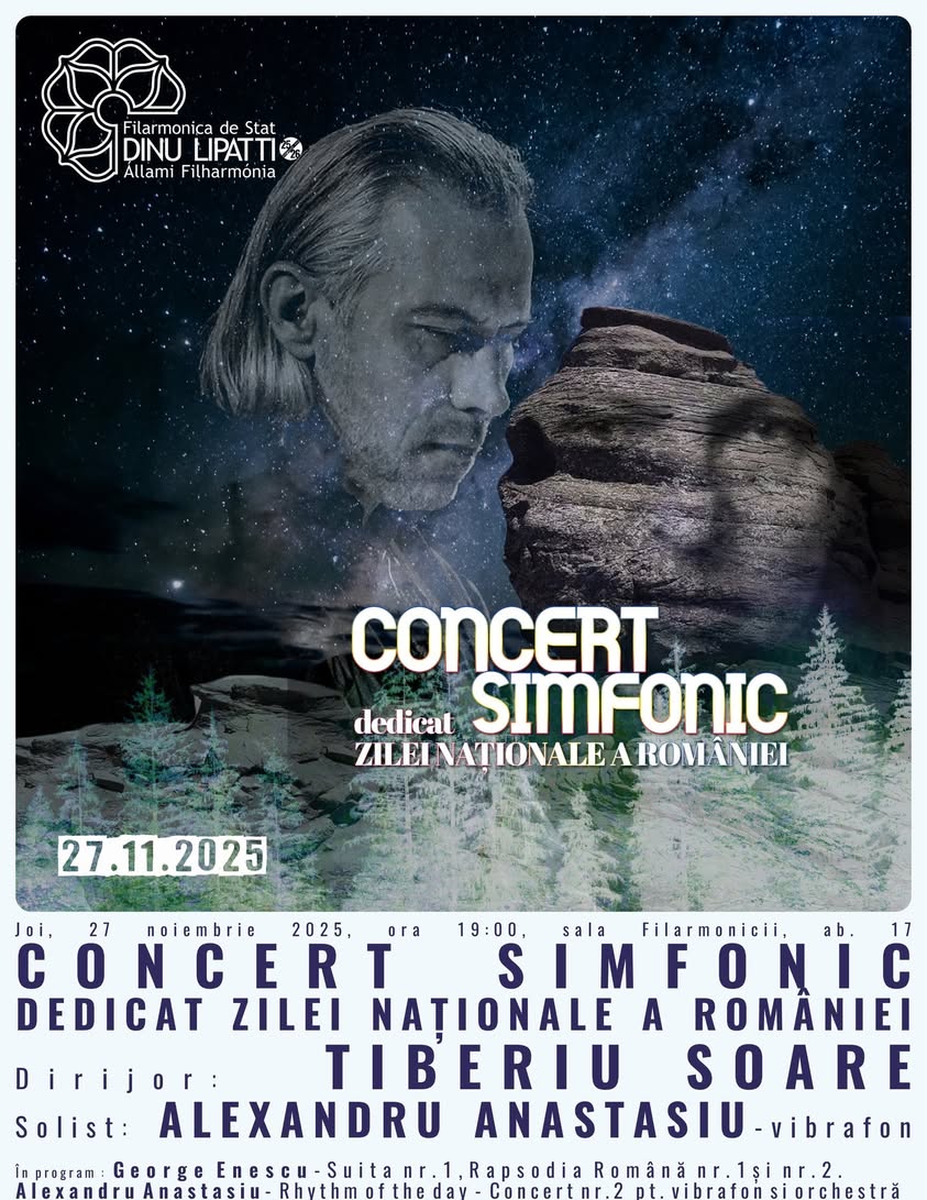 Concert simfonic dedicat Zilei Naționale a României la Filarmonica din Satu Mare