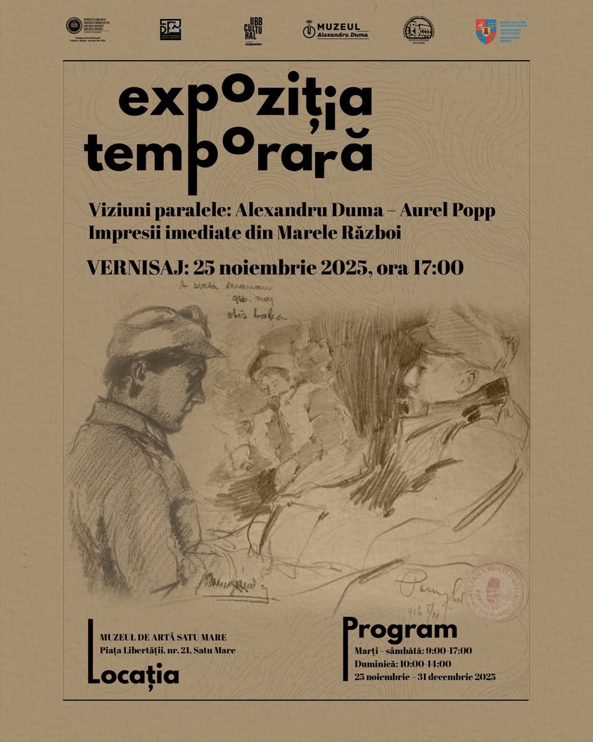 Expoziție despre artă și război la Muzeul de Artă din Satu Mare